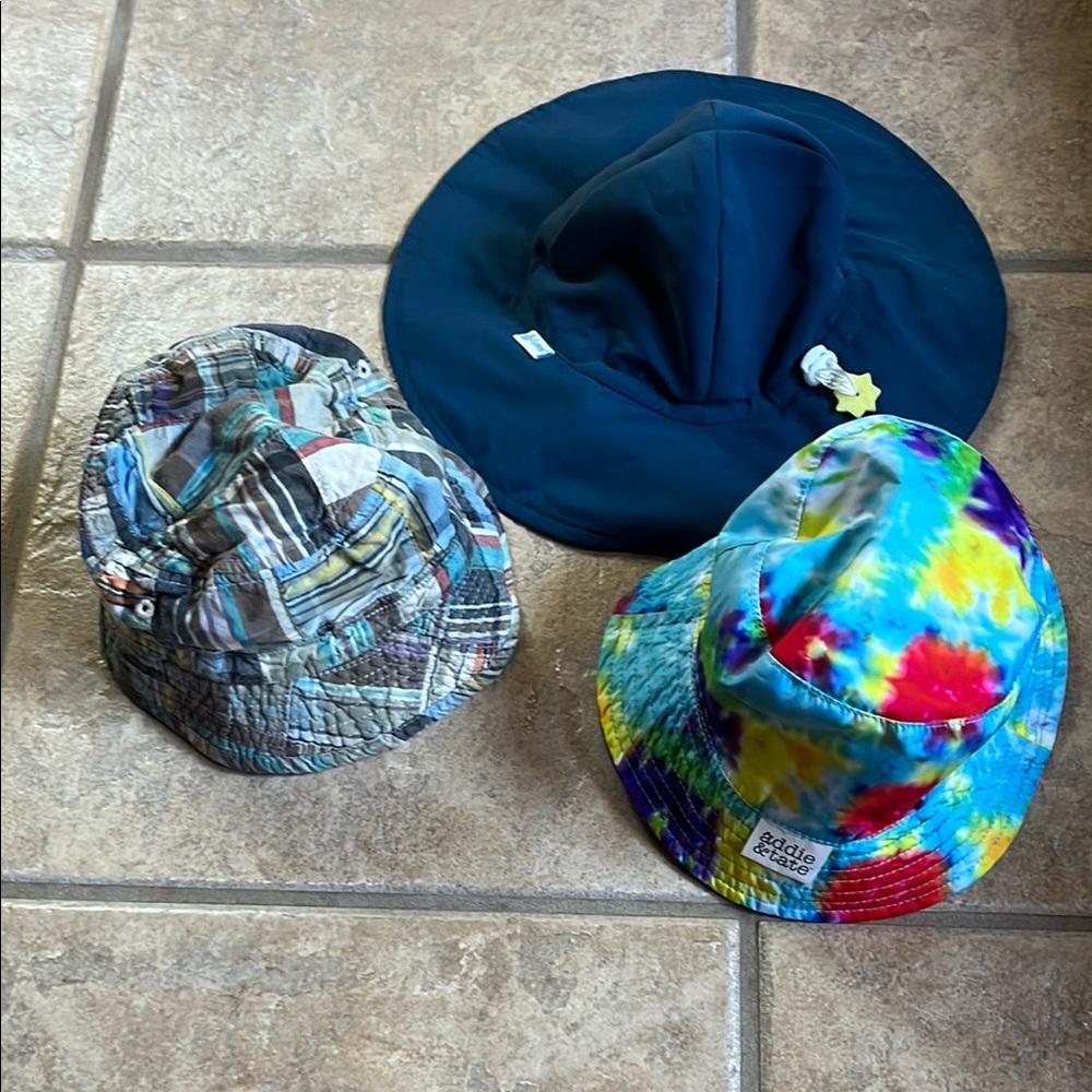 Colorful Kids Bucket Hat Set